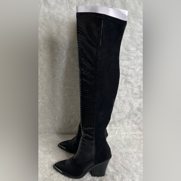 New DV Dolce Vita Jethro Over-The-Knee Boots In Black Size 8.5 - Picture 11 of 16